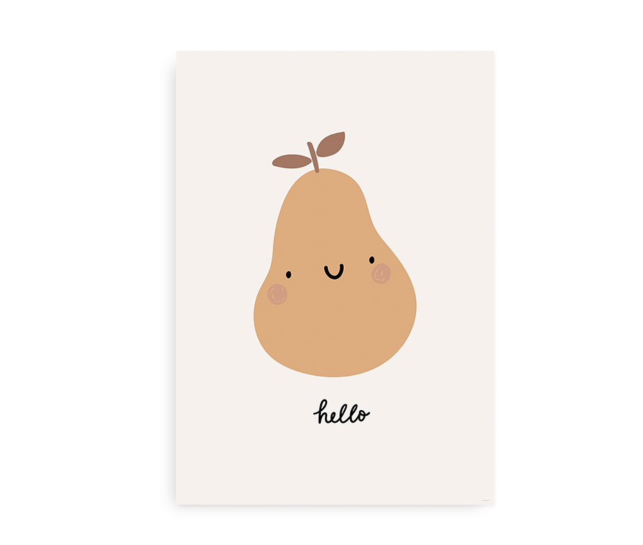 Hello My Pear - Plakat til børn