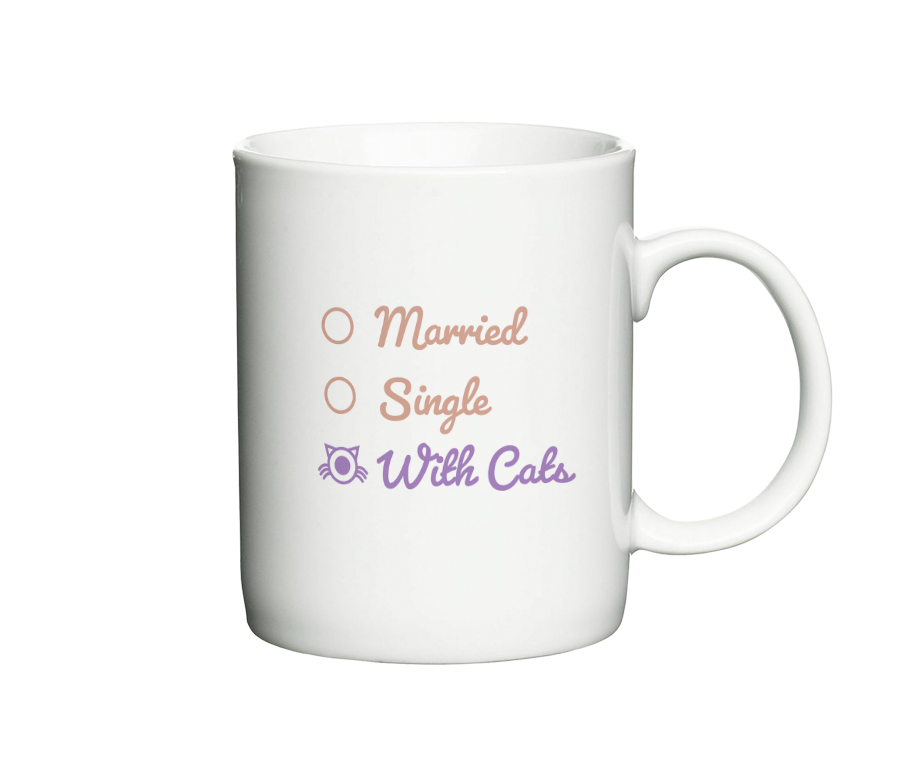 Married, Single, With Cats - krus med katte