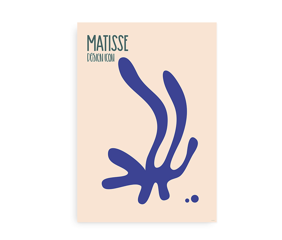Matisse Design Icon II - Plakat inspireret af Matisse