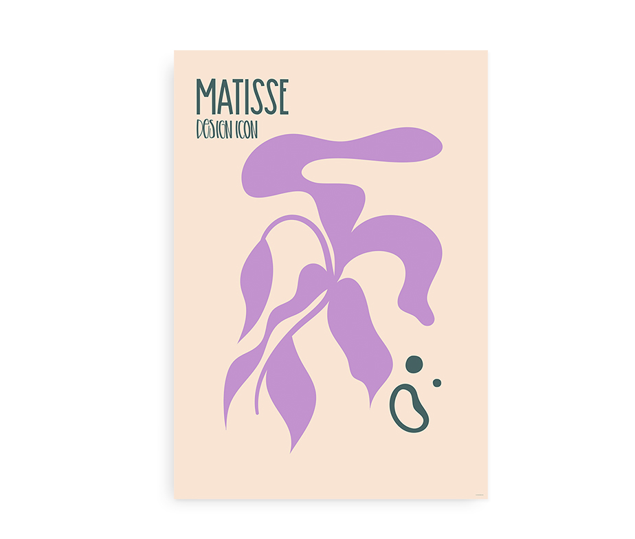 Matisse Design Icon - Plakat inspireret af Matisse