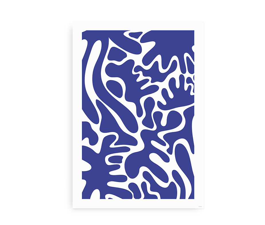 Matisse Jour Bleu - Plakat inspireret af Matisse