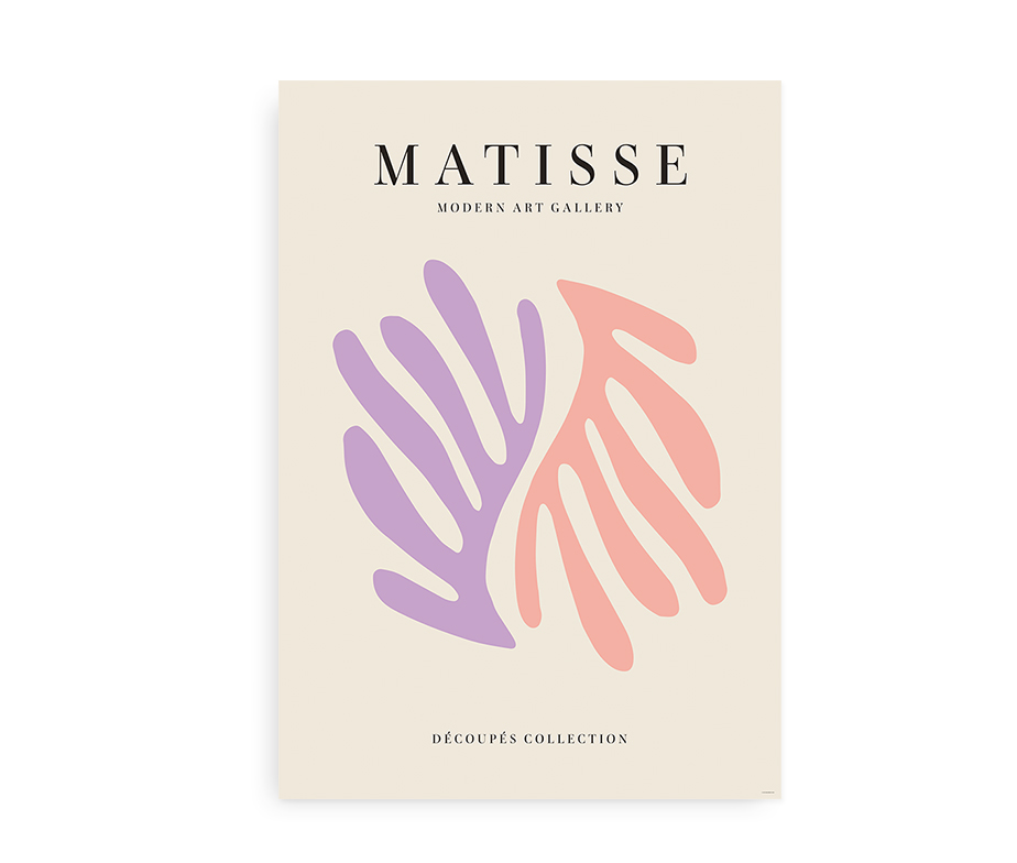 Matisse Modern Gallery - Plakat inspireret af Matisse