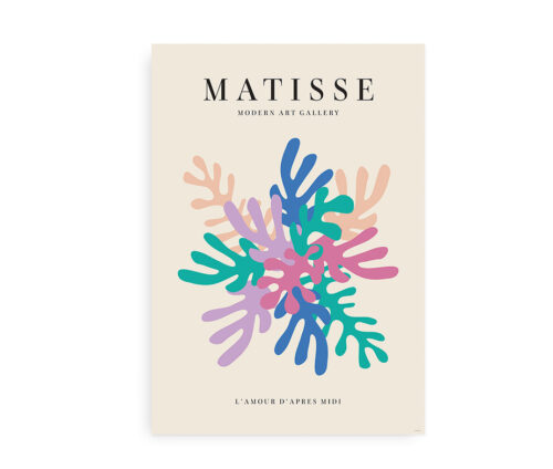 Matisse l'amour d'apres midi - Plakat inspireret af Matisse