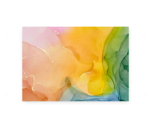 Rainbow Marble - Maleri med marmor look