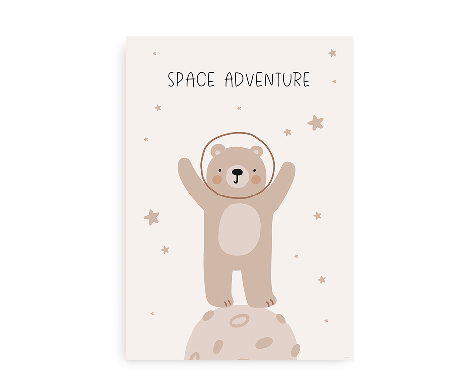 Space Adventure - Plakat til børn