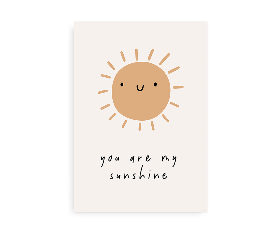 You are my sunshine - Plakat til børn