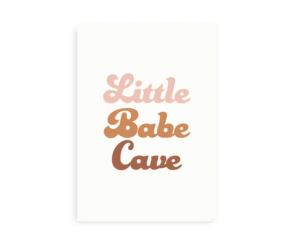Little Babe Cave - Plakat til pigeværelset