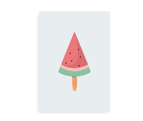 Water Melon Ice Cream - Plakat med is