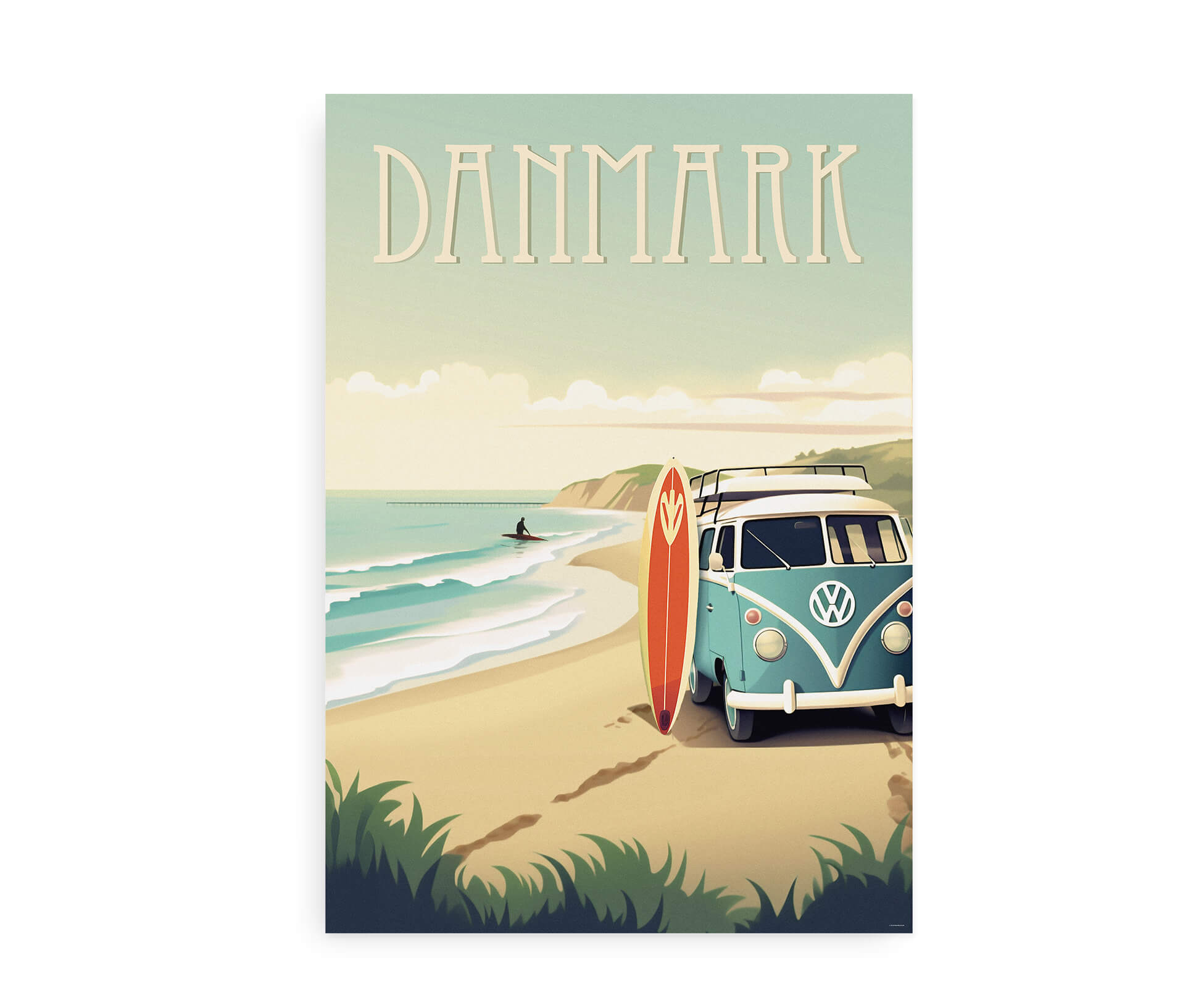 Danmark - Cold Hawaii surfer