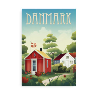 Danmark i kolonihaven - Hyggelig plakat