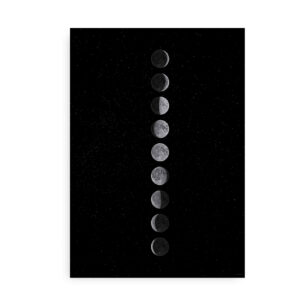Moon Phases - Plakat med månens fase