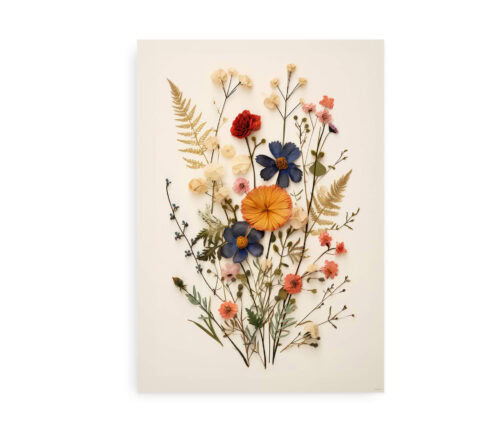 Pressed Flowers No.3 - Poster