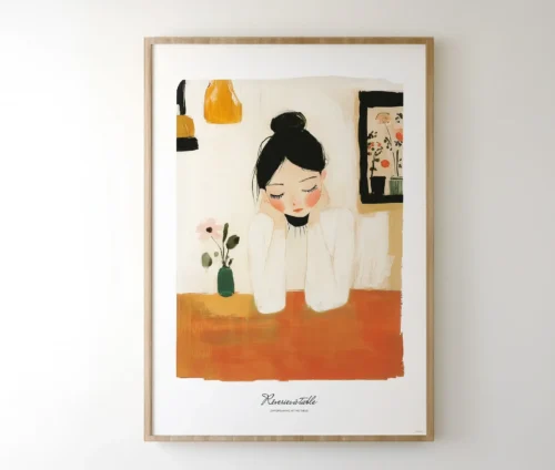 Daydreaming plakat i elegant ramme.
