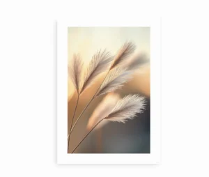 Plakat med motiv af gyldne strå badet i varmt aftenlys.