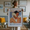 Plakat inspireret af Matisse med motivet Lady by the Sea