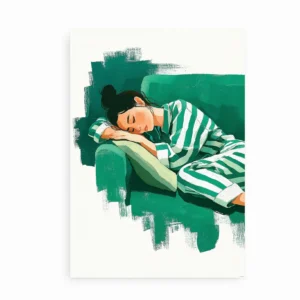 Sleeping Beauty Power Nap plakat uden ramme