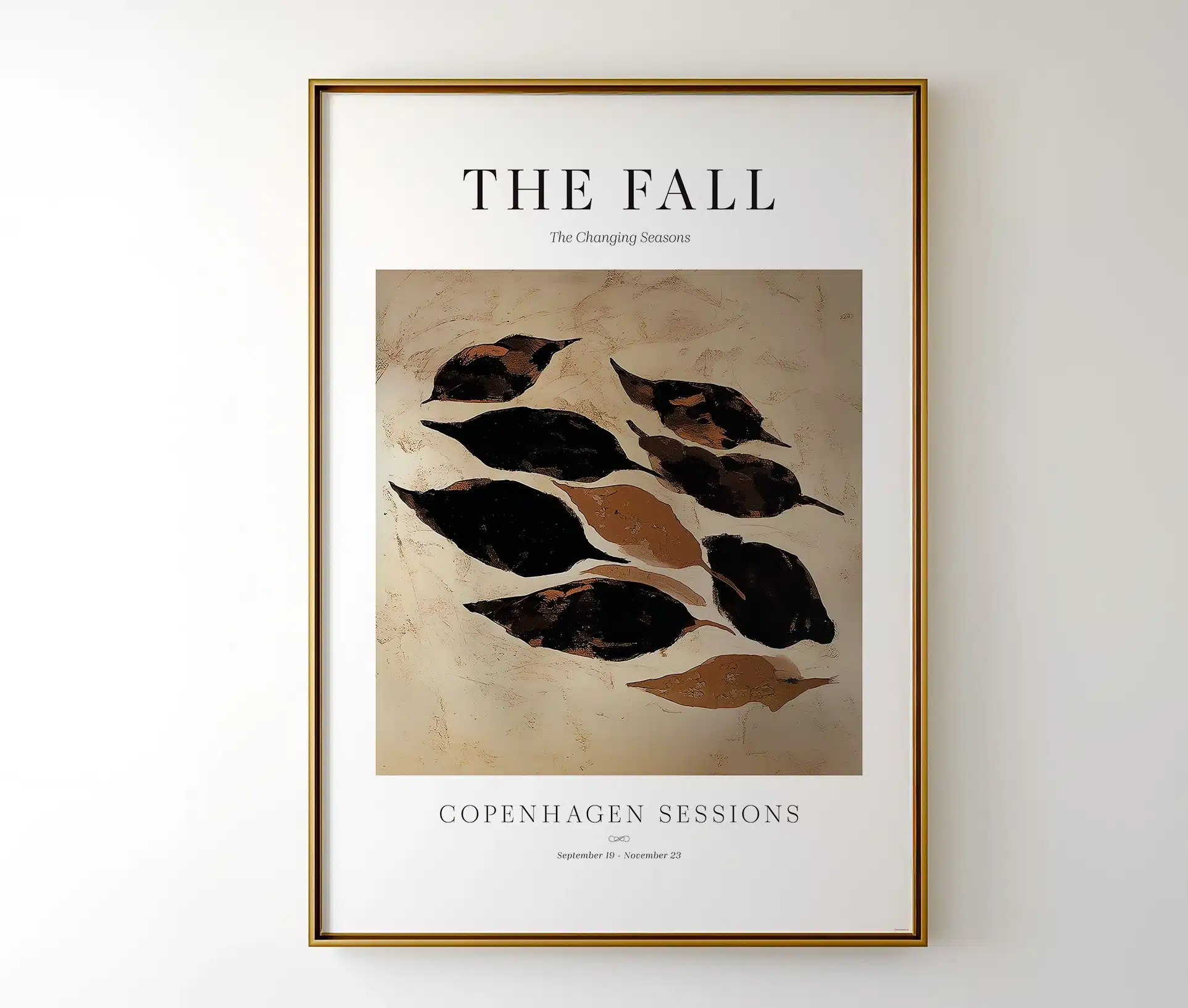 The Fall – Kunstplakat med efterårstema