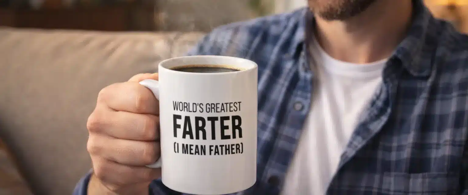 Find den perfekte fars kop hos Navneleg.dk