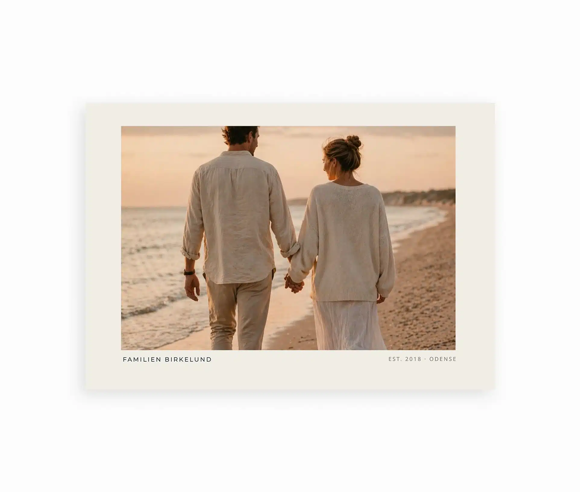 Familieplakat med foto – Personlig plakat til hjemmet